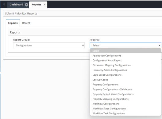 Configuration Reports